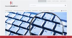 Desktop Screenshot of anwaltverein.de